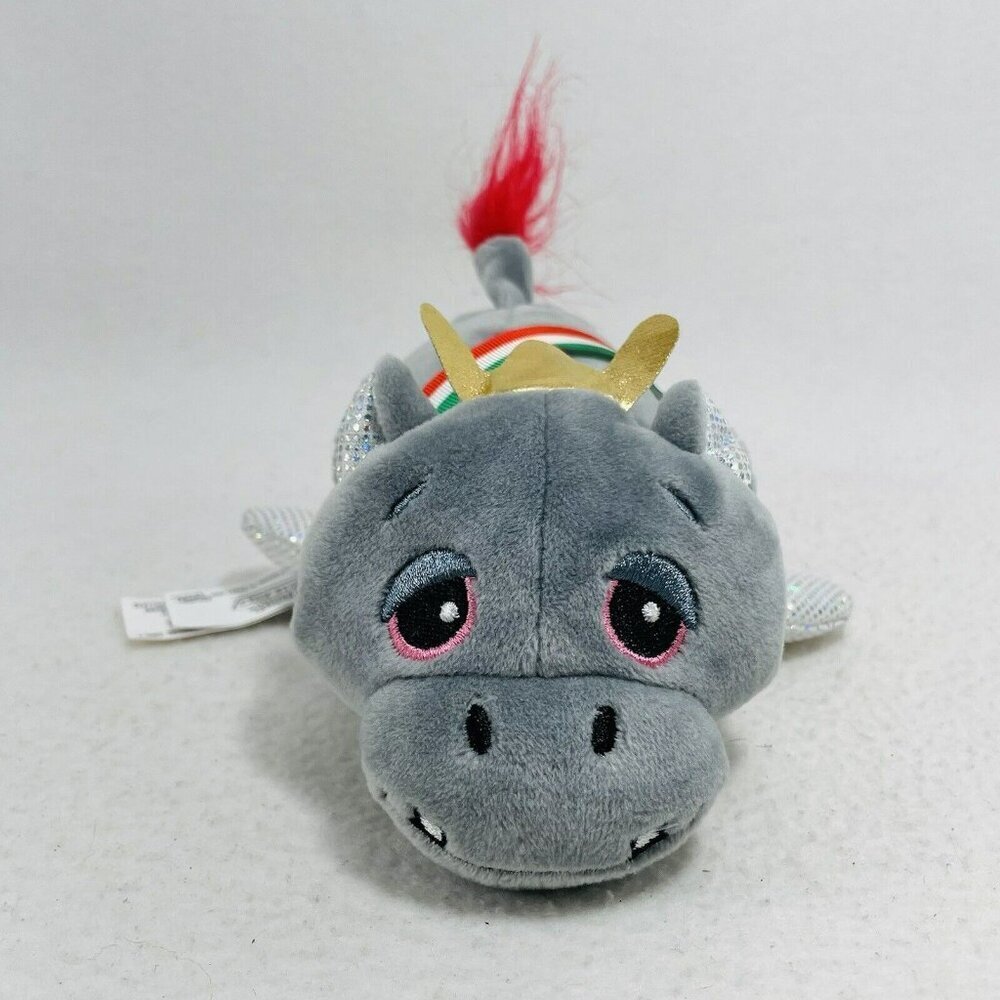 Cutetitos Pizzaitos Winnerito Hippo Winner Plush Cheesy Gray Toy Mini Flag Italy